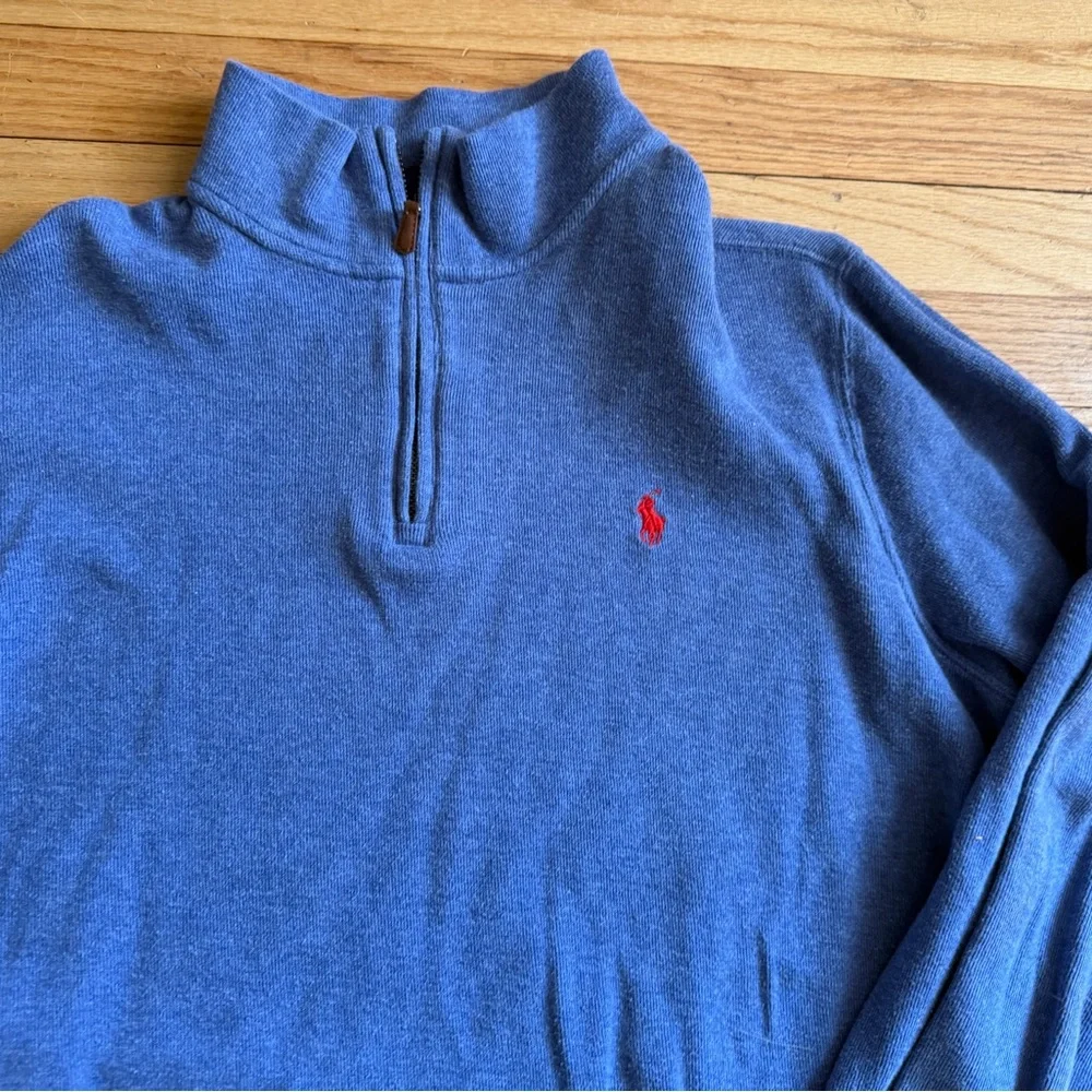 Ralph Lauren Polo Estate Rib Knit Sweater in Blue Men’s Large